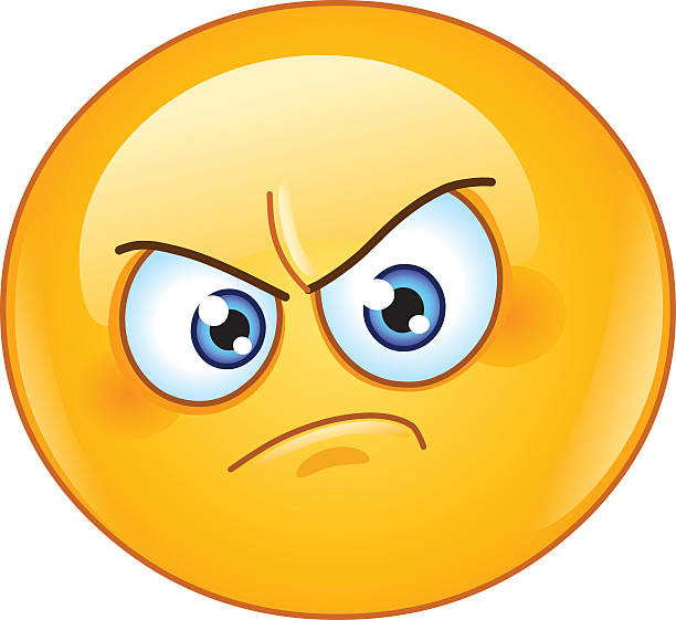 image of a round snarky-looking cartoon yellow face