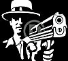 image of mobster pointing a gun