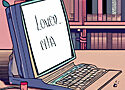 Image of open laptop computer sitting on a desk