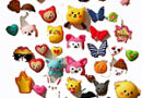 bunch of cute magnets a refrigerator door