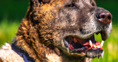 a beat-up looking dog, head shot only