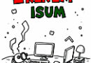 cartoon that shows a computer under water with the latin gibberish lorenem isum above it
