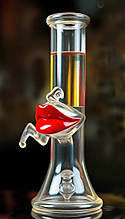a bong with lips