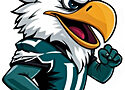 The Philadelphia Eagles mascot