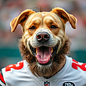 a dog's head