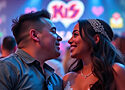 couple on a KISS can