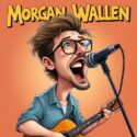 caricature of Morgan Wallen