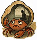 cartoon image of a crab