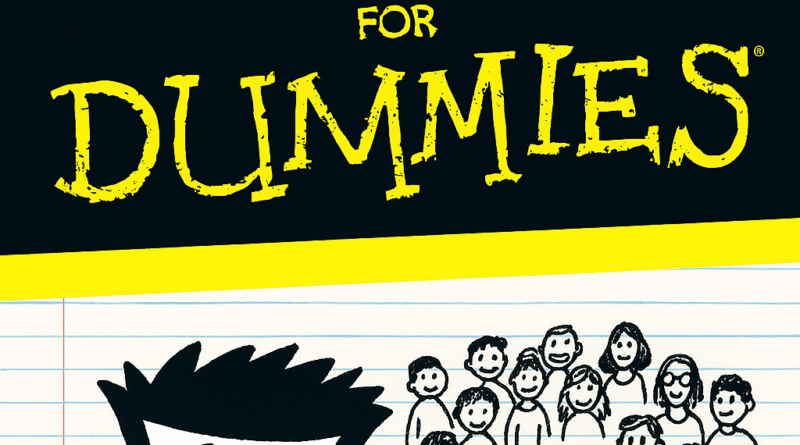 Satirical still life of one of the new Dummies books offerings.