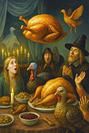 A baby curiously touching a man's face while he lies on grass.