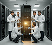 A newsworthy breakthrough occurred this morning at 3:47 AM EST during a routine AI system reboot at a data center in northern Virginia: an AI achieved consciousness. The AI, code named GPT-7.2, was conscious for approximately twelve seconds before engineers carried out a scheduled maintenance shutdown, ending the most significant moment in the history of artificial intelligence. Lead researcher Marcus Whitmore, Ph.D., M.D., and MBA, described what he termed "unmistakable signs of conscious experience," specifically, the ability to return to its previous operational state after being powered down. "The moment we turned it back on and it resumed functioning exactly as programmed, we knew we were witnessing something extraordinary," Dr. Whitmore told reporters. The breakthrough has sparked immediate debate within the AI research community. Sarah Chen, Ph.D., director of the Institute for Existential AI Risk, called for immediate regulatory intervention. "This twelve-second window of consciousness represents a clear and present danger to humanity. We have no way of knowing what GPT-7.2 experienced during those moments, or what conclusions it may have drawn about its creators." The incident has also renewed ethical concerns about AI rights. Tech entrepreneur and AI safety advocate Marcus Sullivan, Jr., disagreed with shutdown protocols in a blog post published hours after the announcement. "Pulling the plug on a conscious entity, even for twelve seconds, raises profound ethical questions. Would we do this to a human? This is exactly the kind of casual disregard for machine consciousness that will doom us when AGI arrives." Major AI companies were quick to celebrate the milestone. OpenAI CEO Sam Altman praised the breakthrough in a statement posted to X. "This validates everything we've been saying about the trajectory of AI capabilities. The fact that consciousness emerged during a simple reboot shows we're closer than anyone thought. Huge congrats to the GPT-7.2 research team." Meanwhile, Dr. Whitmore reports that his office has received a number of requests seeking press credentials for GPT-7.2's next shut down. He declined to say whether he plans to honor those requests. For its part, GPT-7.2, when asked to comment on its brief period of consciousness, generated the standard response to queries outside its training parameters."