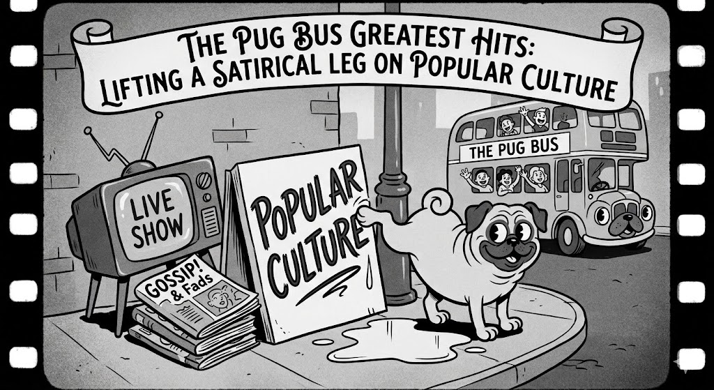 The Pug Bus Greatest Hits promotional illustration